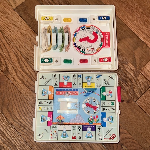 Vintage Monopoly Junior Travel Game - Picture 2 of 7